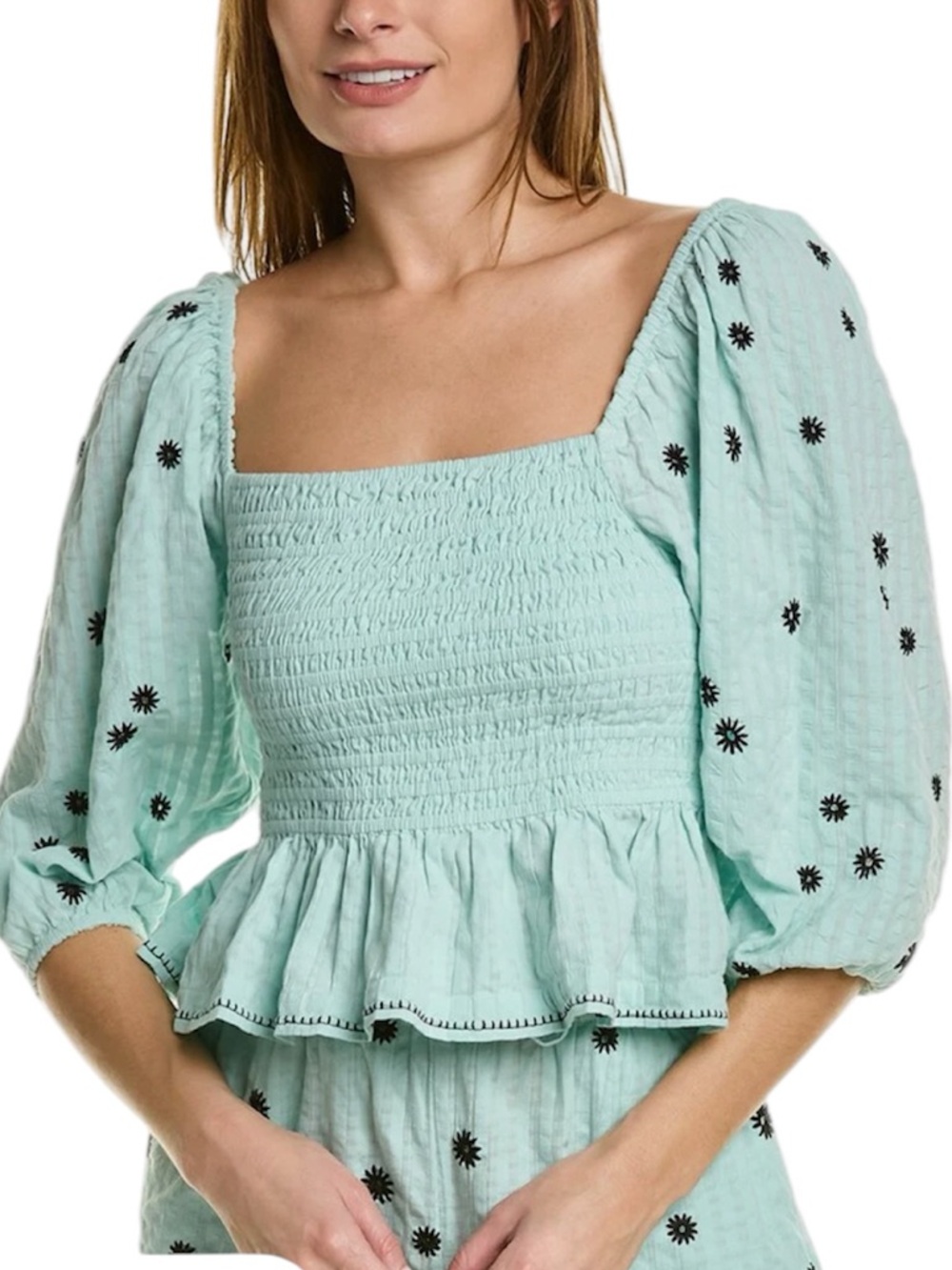 Tanya Taylor Women’s Emma Top in Sunburst Size Small